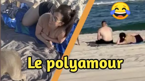 Une femme surprise par l'infidélité de son mari sur une plage ( Vidéo)