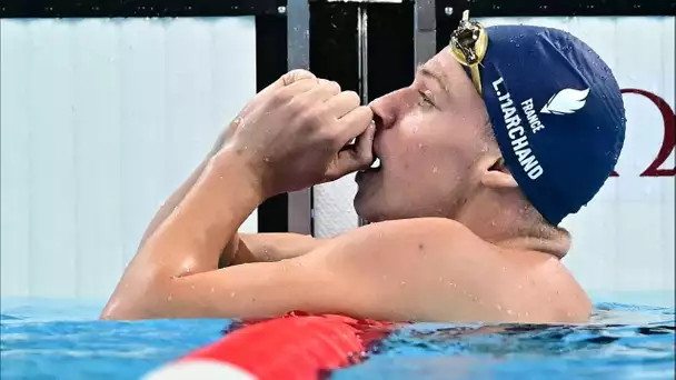 Natation : Léon Marchand remporte avec le 200 m quatre nages son 4e titre olympique