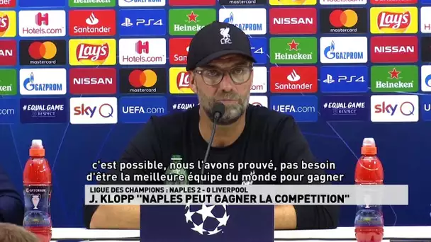 Klopp "Naples peut gagner la compétition