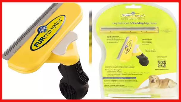 FURminator deShedding Tool for Dogs, Large, Long Hair - 101008