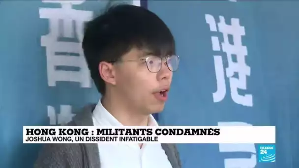 Hong Kong : le militant Joshua Wong condamné à une peine d'emprisonnement