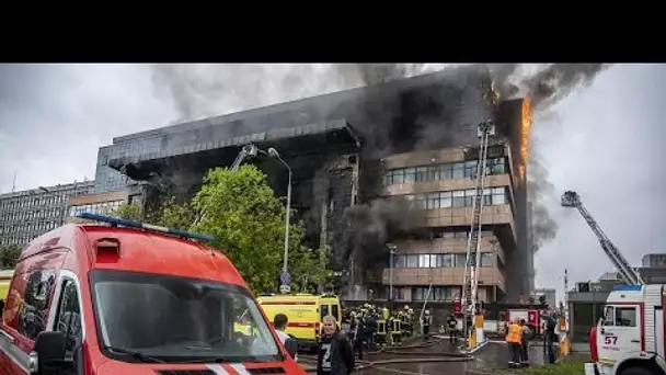 incendie : frayeur à Moscou