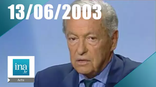 20h France 2 du 13 Juin 2003 - Mort de Guy Lux | Archive INA