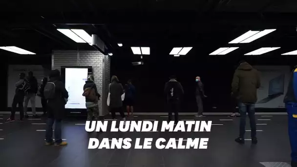 À Châtelet au matin du 11 mai: les gens "respectent les règles"