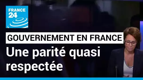 Remaniement ministériel en France : une parité quasi respectée • FRANCE 24