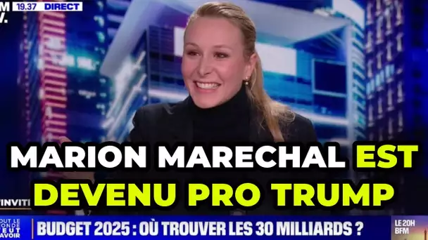 MARION MARECHAL EST DE RETOUR.... elle est devenue PRO TRUMP