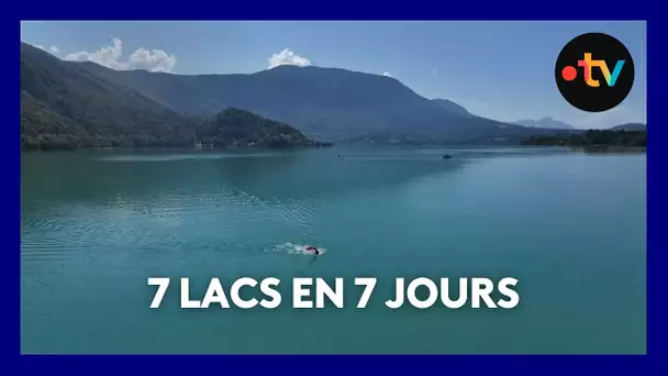 7 lacs en 7 jours, c'est le défi que s'est lancé l'Isérois et ancien triathlète Thibault Morgando