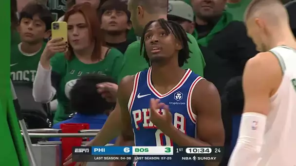 Tyrese Maxey Drops 19 Points In The 1ST HALF vs Celtics! #NBAPreseason