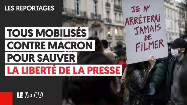 TOUS MOBILISÉS CONTRE MACRON POUR SAUVER LA LIBERTÉ DE LA PRESSE