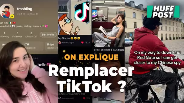 Alors que TikTok est sur le point d’être interdite, les Américains fuient sur RedNote