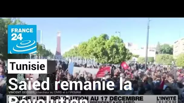 Tunisie : Kaïs Saïed "veut absolument se réclamer de l'élan révolutionnaire" • FRANCE 24