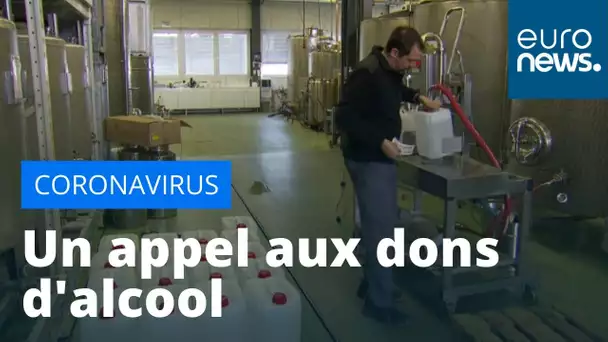 Covid-19 : un appel aux dons d'alcool pour fabriquer des produits désinfectants