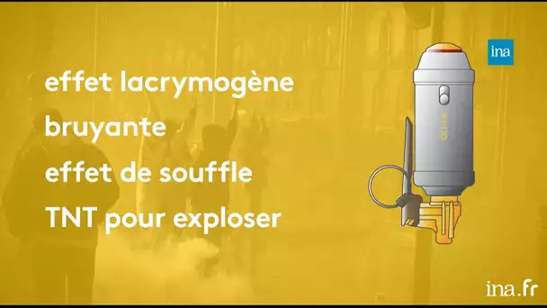 La grenade lacrymo, des décennies de dégâts | Franceinfo INA