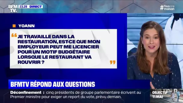 Mon employeur peut-il me licencier pour un motif budgétaire lorsque le restaurant va rouvrir ?