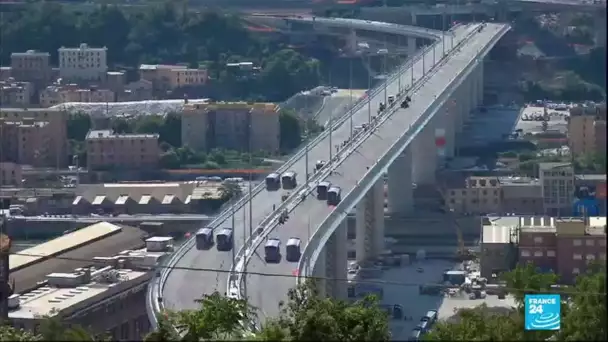 Inauguration du nouveau pont de Gênes deux ans après le drame