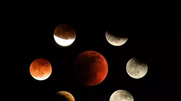 L'éclipse totale de la Lune a pu être observée