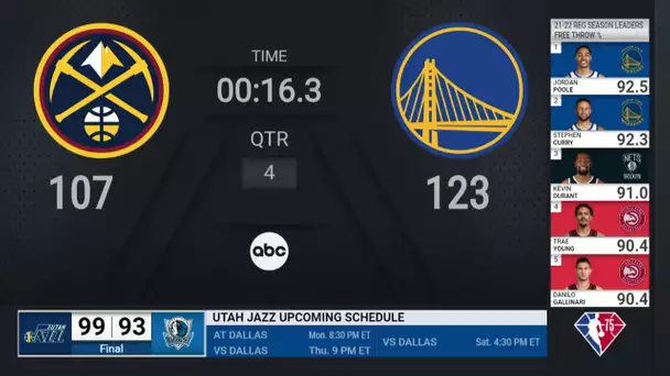 Jazz @ Mavericks | #NBAPlayoffs on ESPN Live Scoreboard