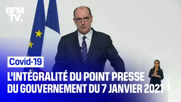 Covid-19: l’intégralité du point presse du gouvernement du 7 janvier 2021