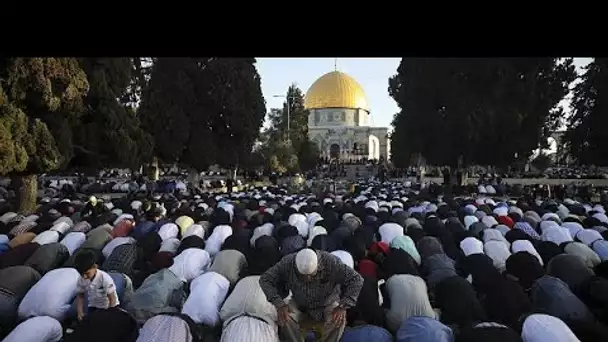 Fête de l'Aïd : prière et colère à la mosquée Al-Aqsa de Jérusalem