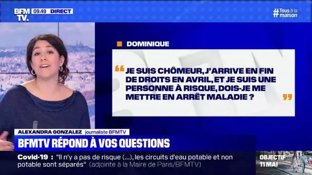 Chômeur, je suis à risque et j'arrive en fin de droits, dois-je me mettre en arrêt maladie?