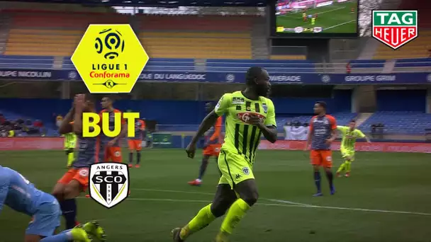 But Stéphane BAHOKEN (90&#039; +1) / Montpellier Hérault SC - Angers SCO (2-2)  (MHSC-SCO)/ 2018-19