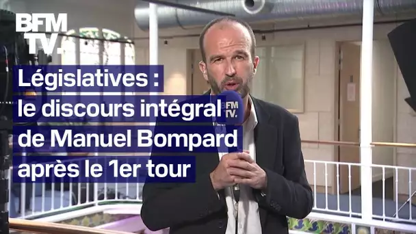 Législatives: le discours intégral de Manuel Bompard (LFI) après le 1er tour