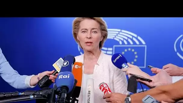 Ursula Von der Leyen veut convaincre les députés européens