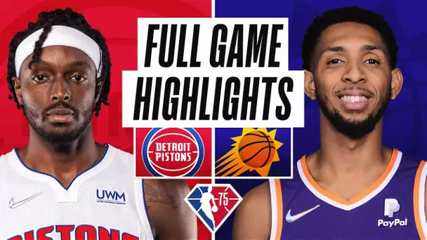 PISTONS at SUNS | FULL GAME HIGHLIGHTS | December 2, 2021