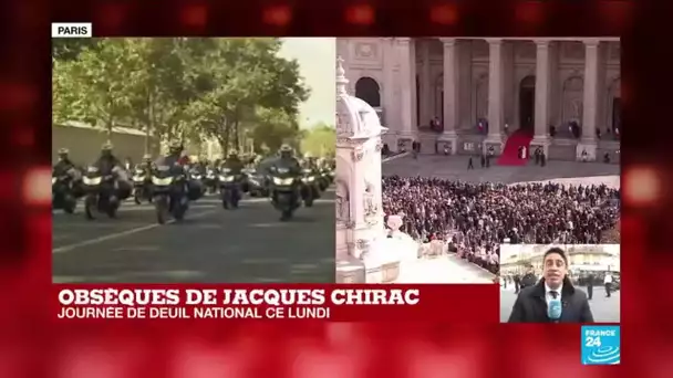 Obsèques de Jacques Chirac : " Les badauds attendent le passage du cortège funéraire"