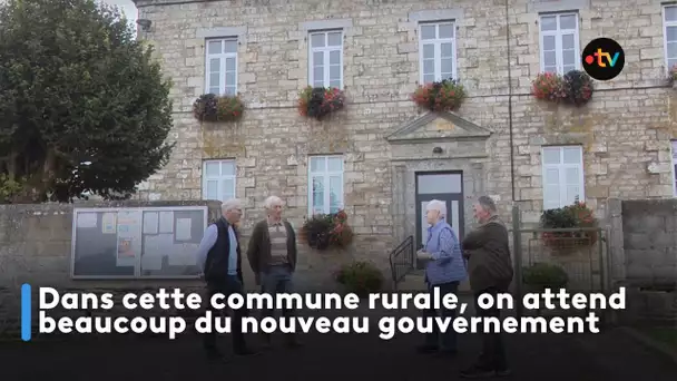 Dans cette commune rurale, on attend beaucoup du nouveau gouvernement