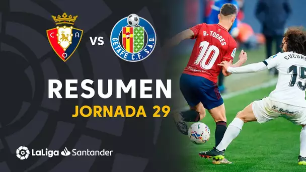 Resumen de CA Osasuna vs Getafe CF (0-0)