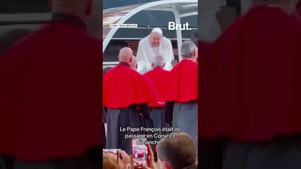 Ce dimanche, le Pape François était de passage en Corse.