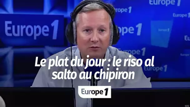 Le plat du jour : le riso al salto au chipiron