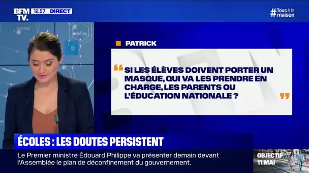 Si les élèves doivent porter un masque, qui doit le leur fournir? BFMTV répond à vos questions