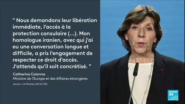 Sept Français désormais détenus en Iran après l'arrestation de deux autres ressortissants