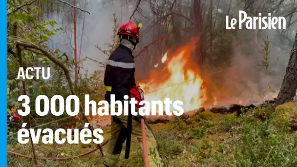 Incendie en Lozère et dans l’Aveyron : 3 000 personnes évacuées