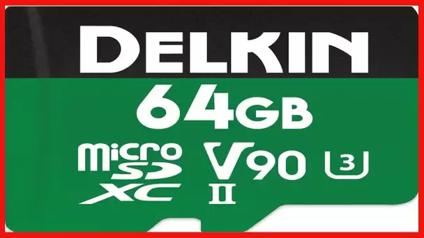 Delkin Devices 64GB Power microSDXC UHS-II (V90) Memory Card (DDMSDG200064)