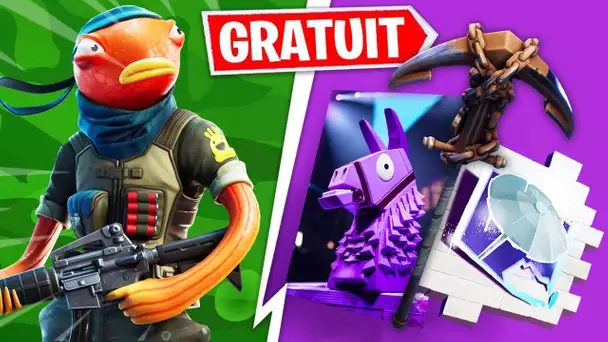 PIOCHE RARE ET RECOMPENSES GRATUITES SUR FORTNITE ! (+ RISKY REELS VA DISPARAITRE !))