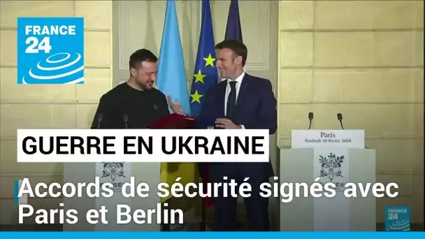 Paris et Berlin gravent dans le marbre leur soutien dans la durée à l'Ukraine • FRANCE 24