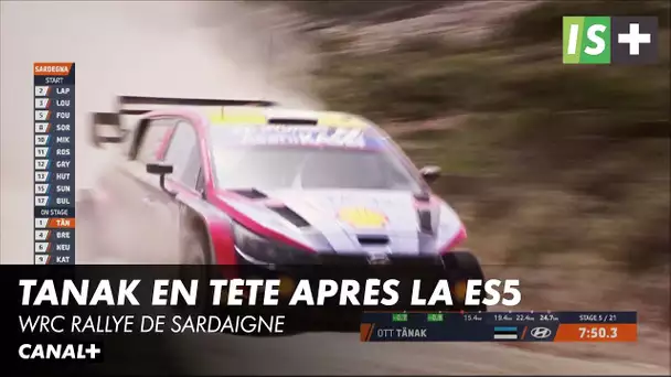 Tanak en tête après la ES5, Loubet 3ème - WRC Rallye de Sardaigne