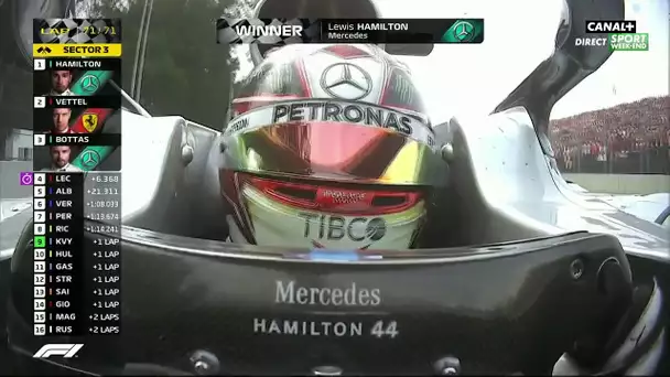 Victoire pour Lewis Hamilton