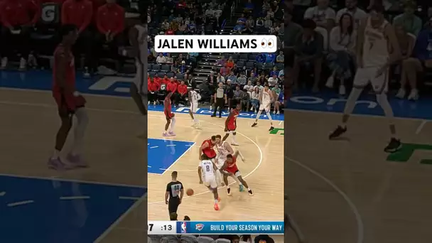 NASTY handles & dunk by Jalen Williams! 🔥 | #Shorts