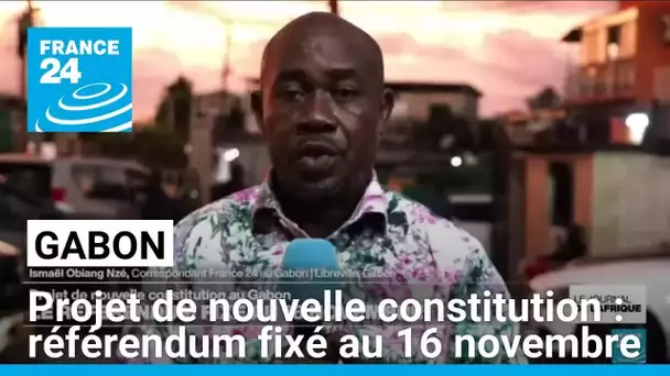 Gabon : projet de nouvelle constitution, le référendum fixé au 16 novembre • FRANCE 24