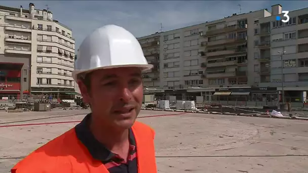 Le difficile travail sur des chantiers urbains pendant la canicule