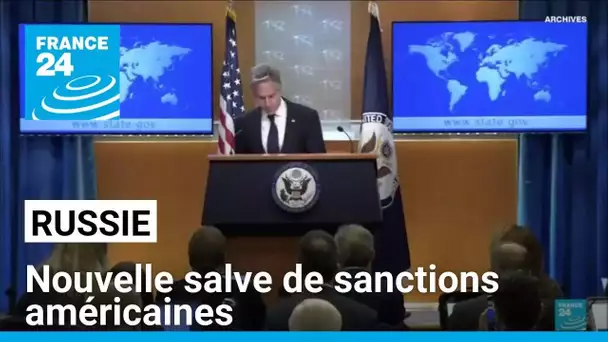 Nouvelle salve de sanctions américaines contre la "machine de guerre" russe • FRANCE 24