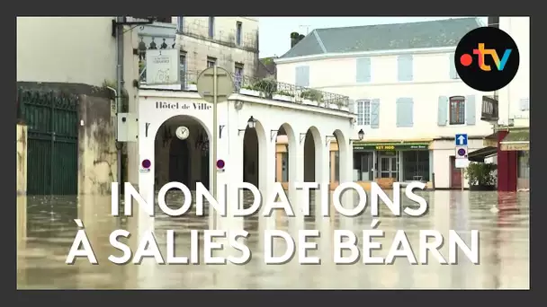 Inondations à Salies de Béarn de jeudi 17 octobre