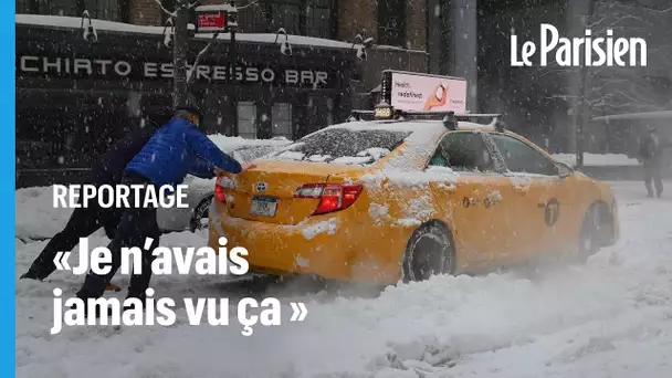 New-York recouvert par 40 cm de neige