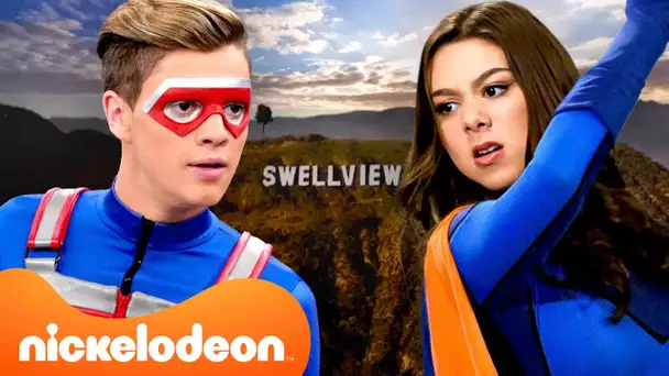 Swellview de Henry Danger contre Hiddenville des Thunderman: les grandes batailles | Nickelodeon