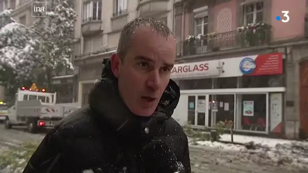 Archives : le 28 octobre 2012, la ville de Grenoble se réveille sous un épais manteau neigeux