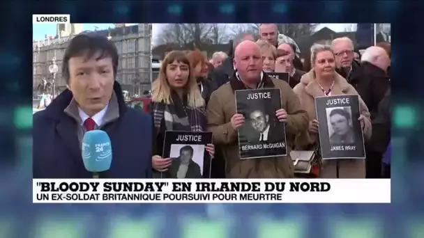 'Bloody Sunday' en Irlande du Nord: un ex-soldat britannique poursuivi pour meurtre